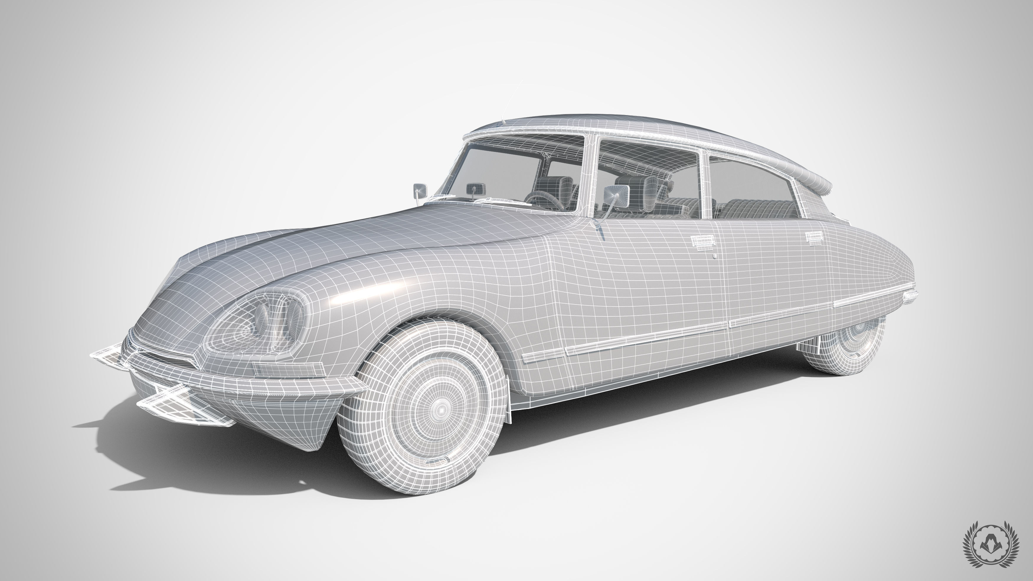 Citroen DS 23 - 1974 3D model_9