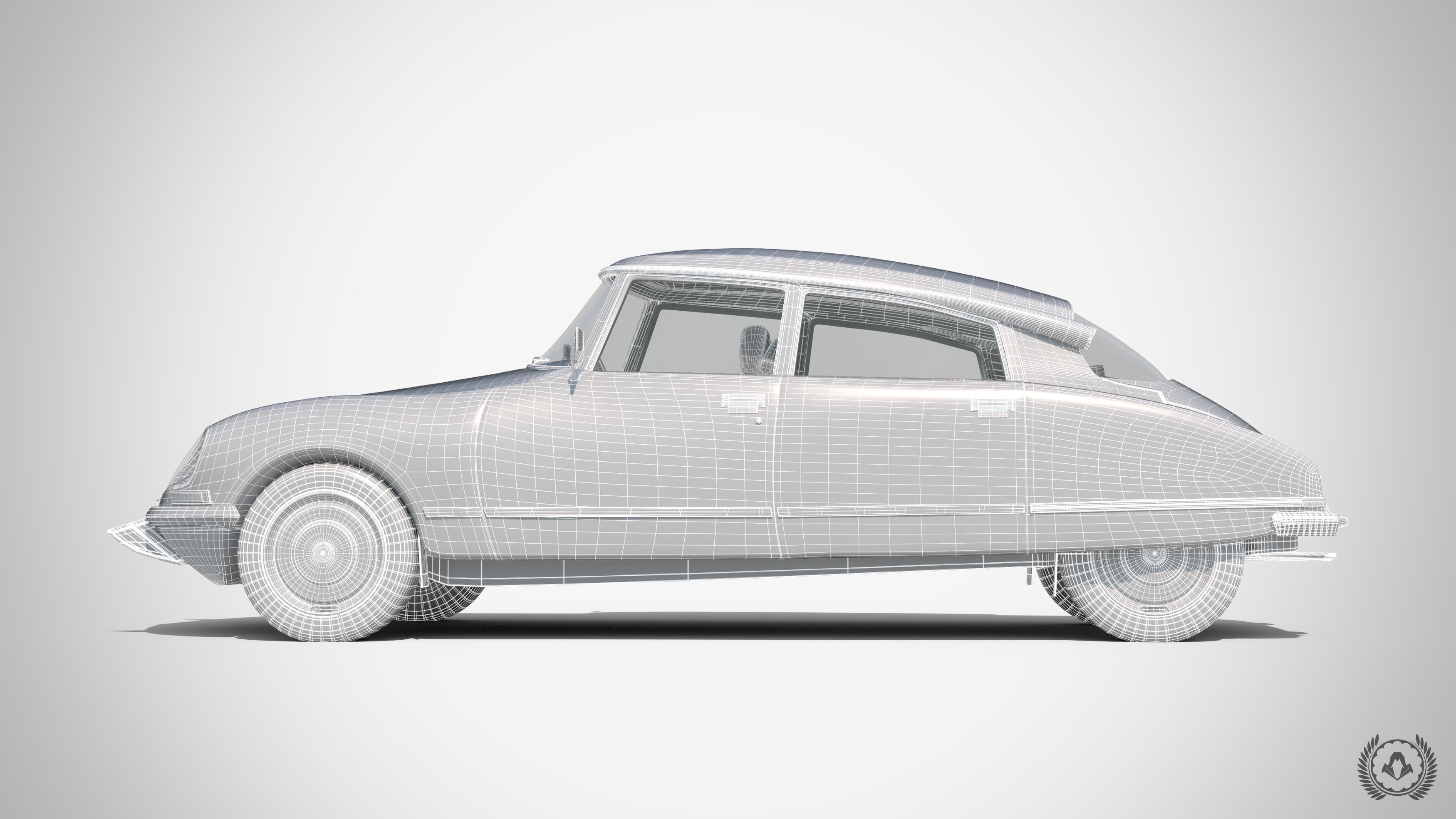 Citroen DS 23 - 1974 3D model_13