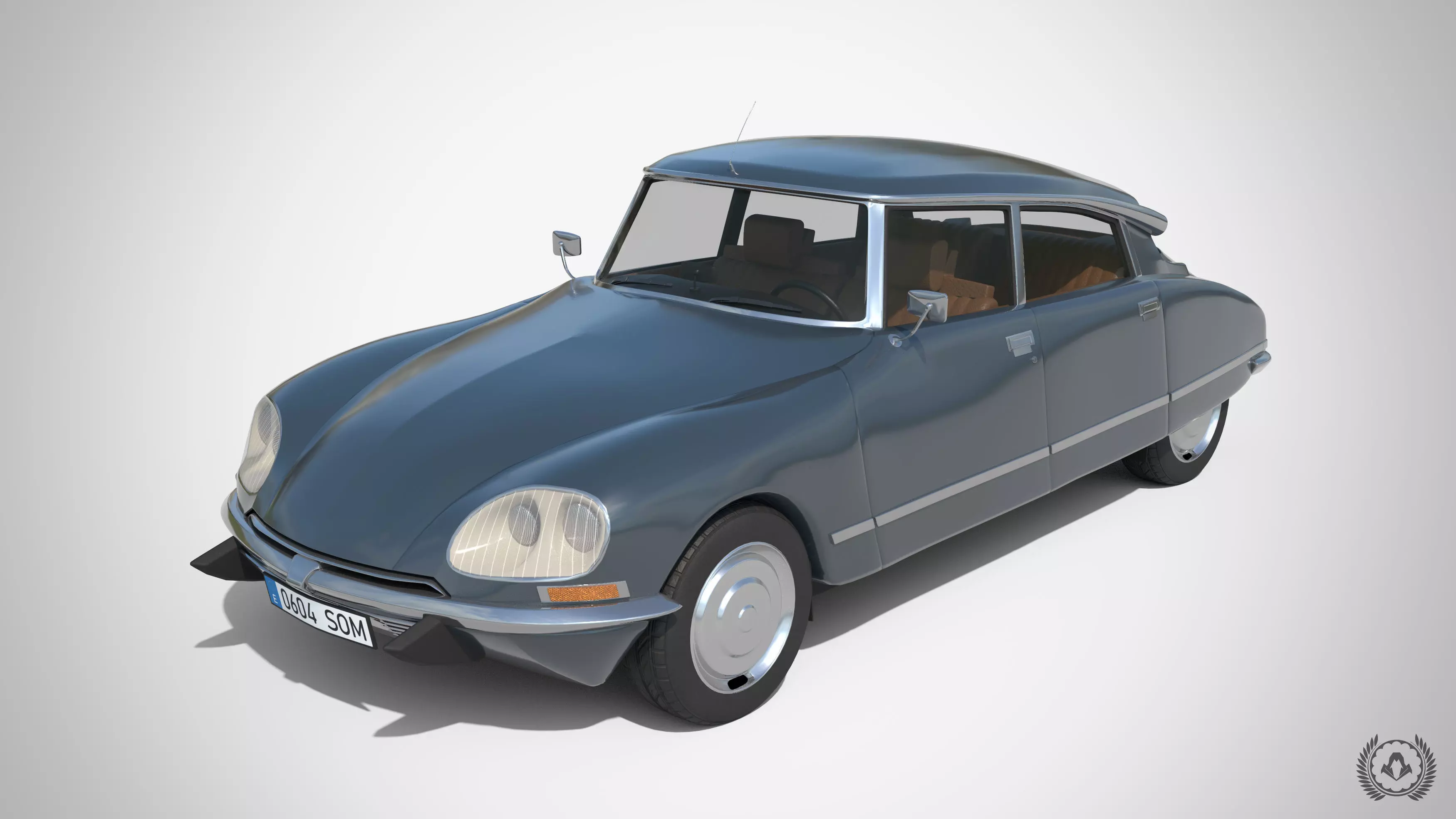 Citroen DS 23 - 1974 3D model_0