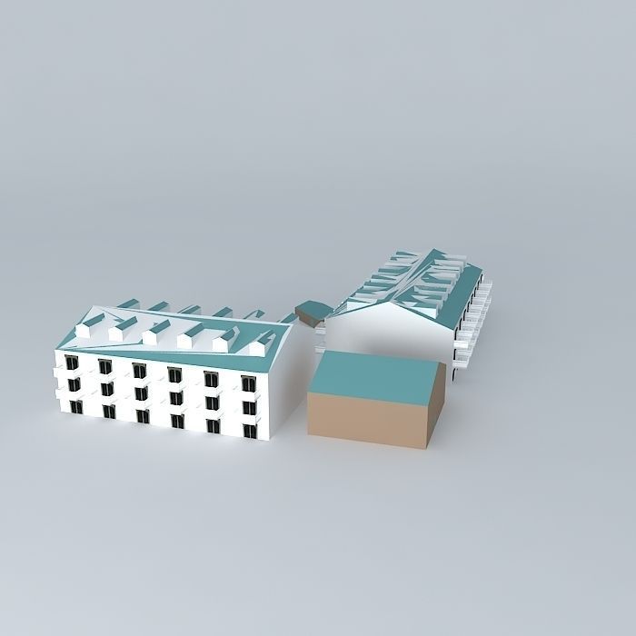 Carib Sands Beach Resort Free 3D model_1