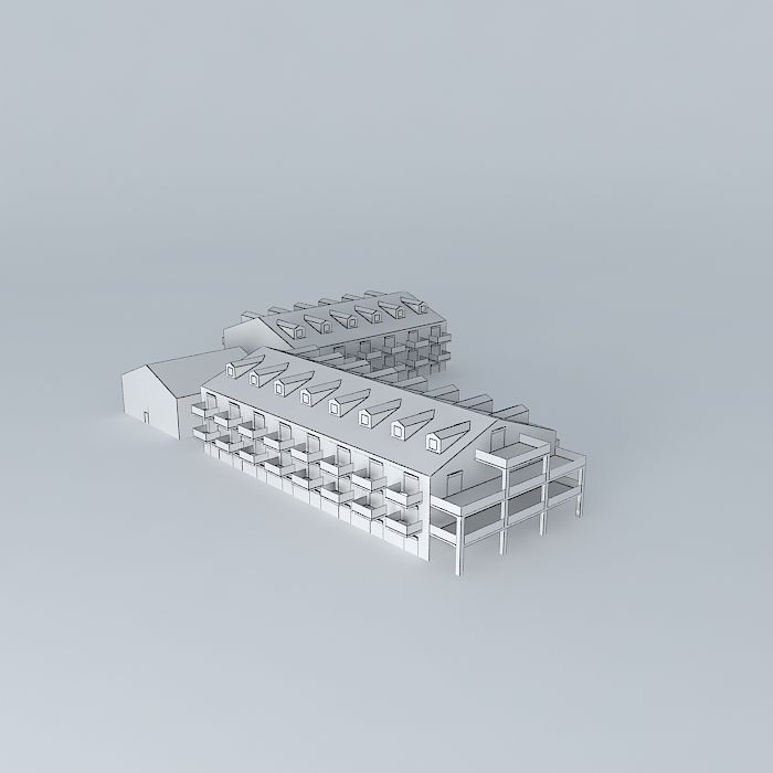 Carib Sands Beach Resort Free 3D model_3