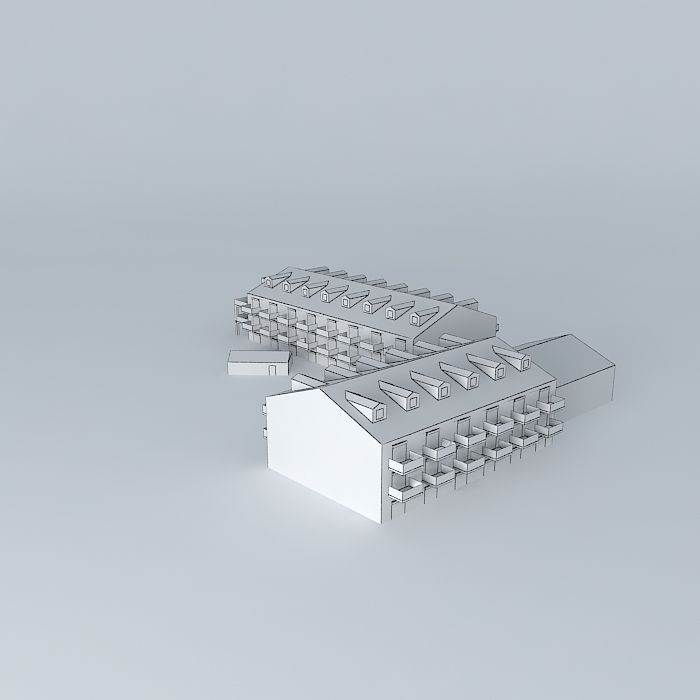 Carib Sands Beach Resort Free 3D model_4