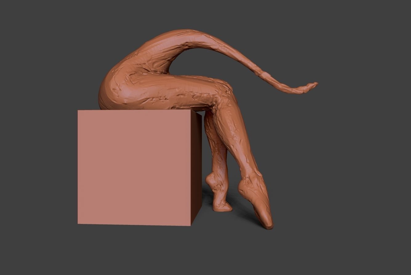 Clay Legs 9 3D print model_2