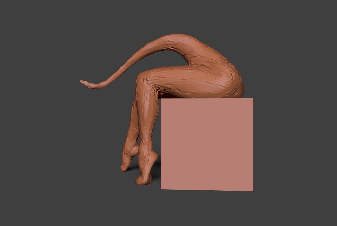 Clay Legs 9 3D print model_4