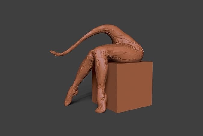 Clay Legs 9 3D print model