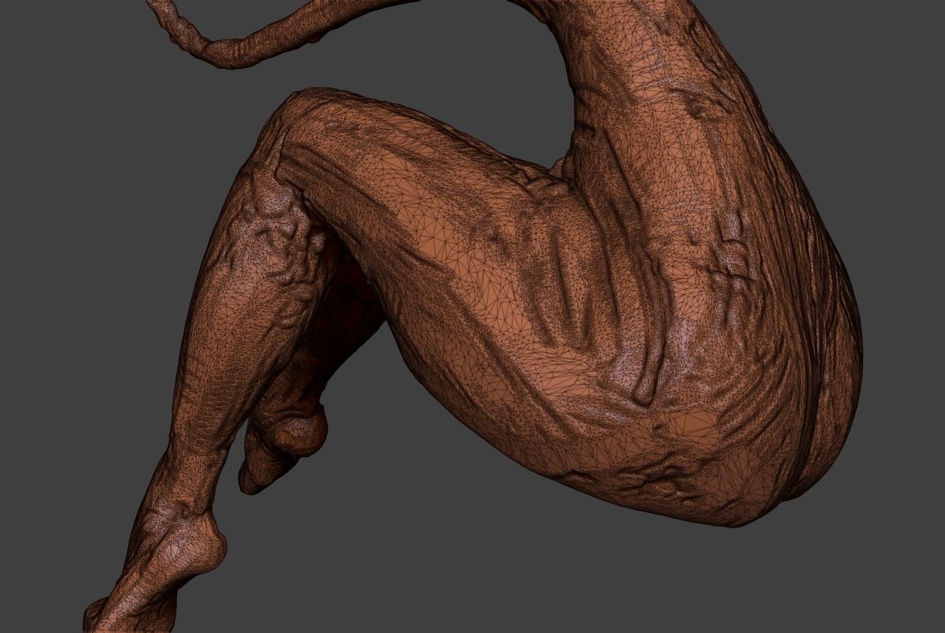 Clay Legs 9 3D print model_8