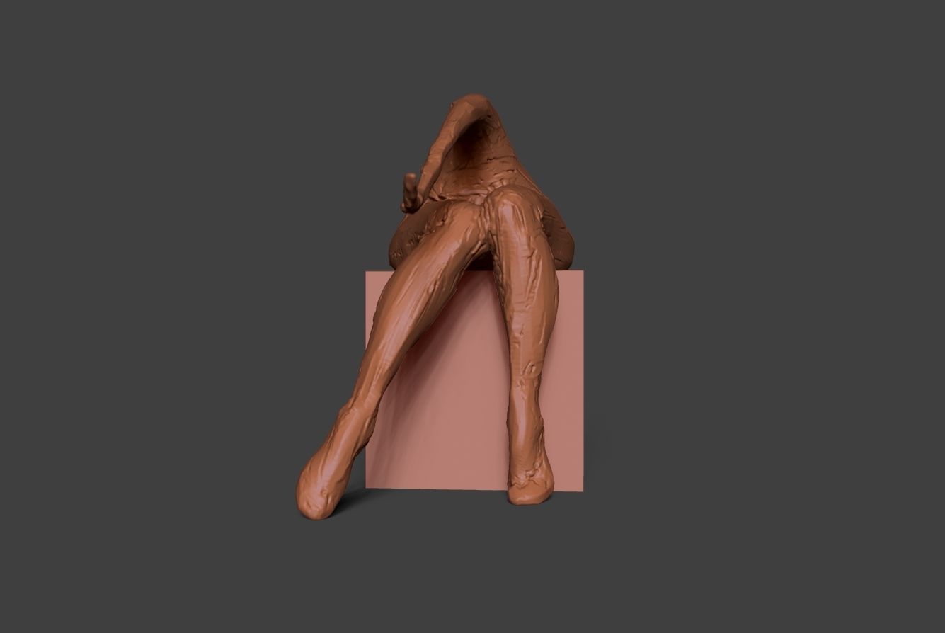 Clay Legs 9 3D print model_3