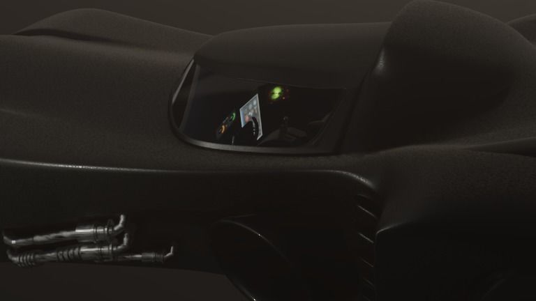 Batmobile 1989 Low-poly 3D model_10