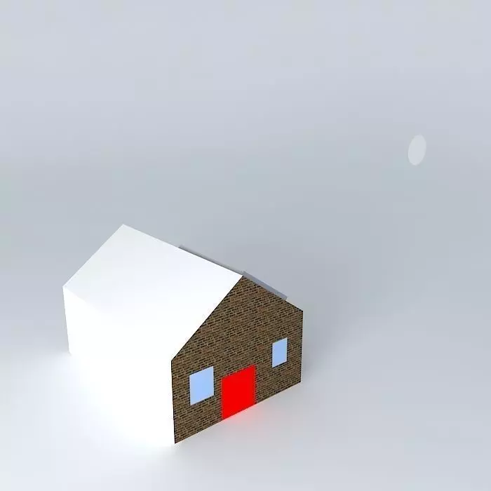 Exterior View of Typical Solar System on St Louis Home Free 3D model