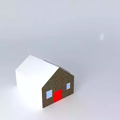 Exterior View of Typical Solar System on St Louis Home Free 3D model