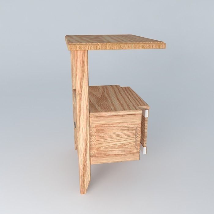 Sofa Table Free 3D model_2
