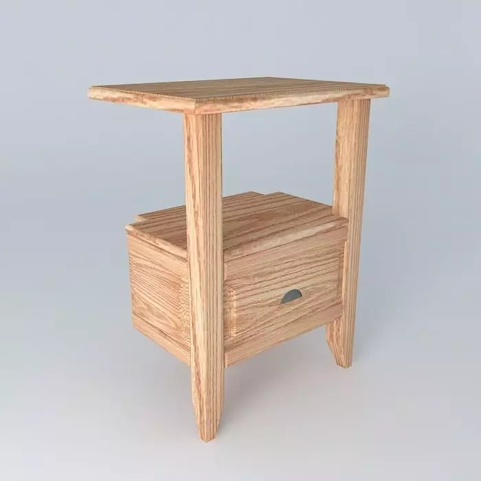 Sofa Table Free 3D model_0