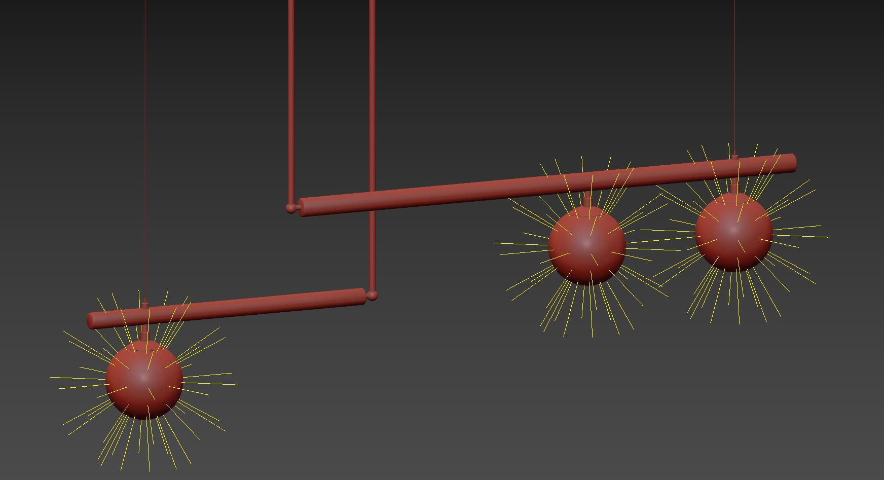 Satellite IV Sculpted Pendant by Paul Matter 3D model_1