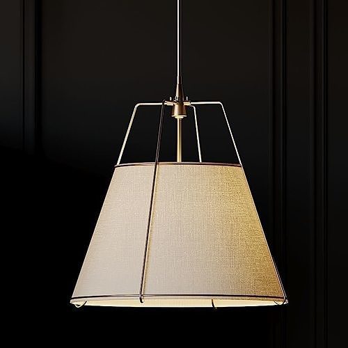 CONICAL DRUM PENDANT 2 Variants 3D model