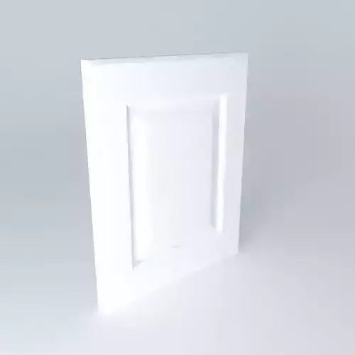 Mission Style Raised Panel Door (components)