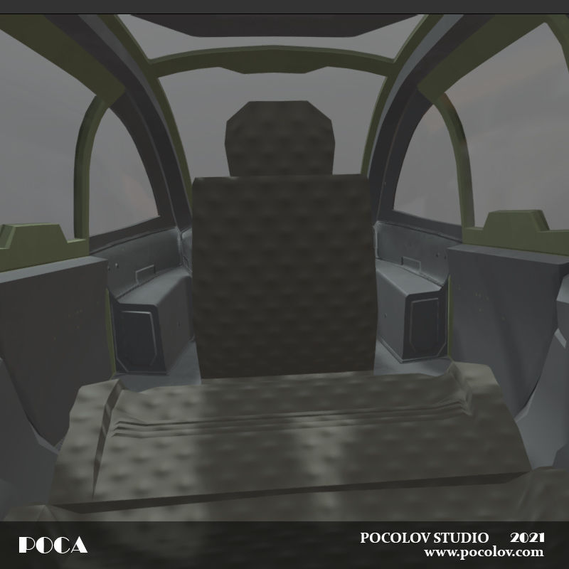 POCA Multirole Future Vehicles Low-poly 3D model_13