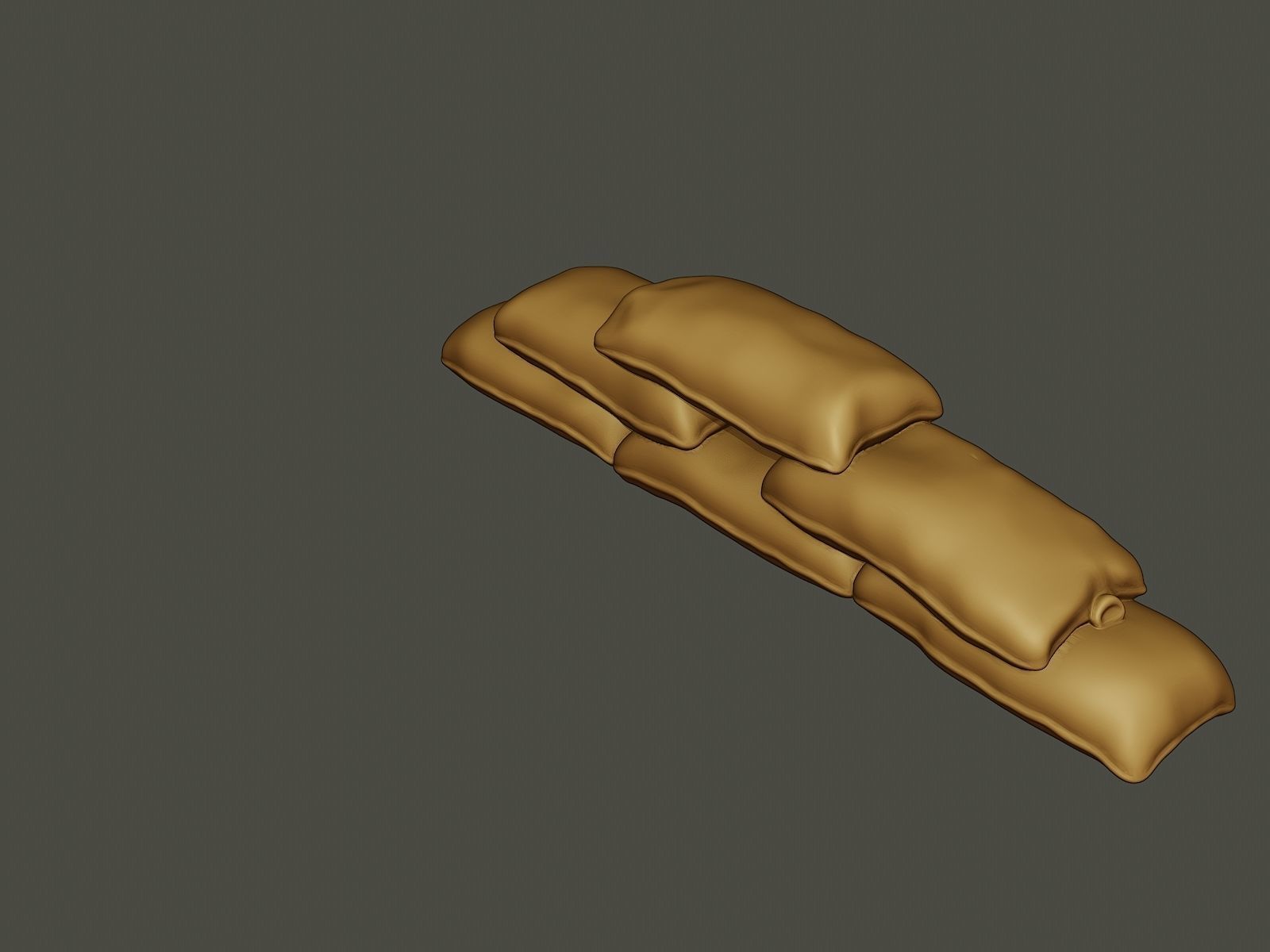 SandBags 001 3D print model_16