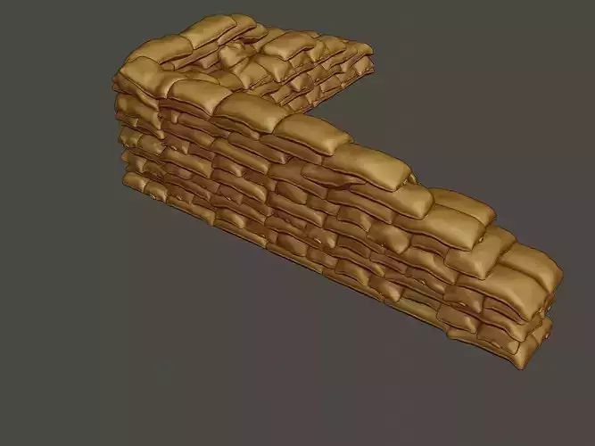 SandBags 007 3D print model