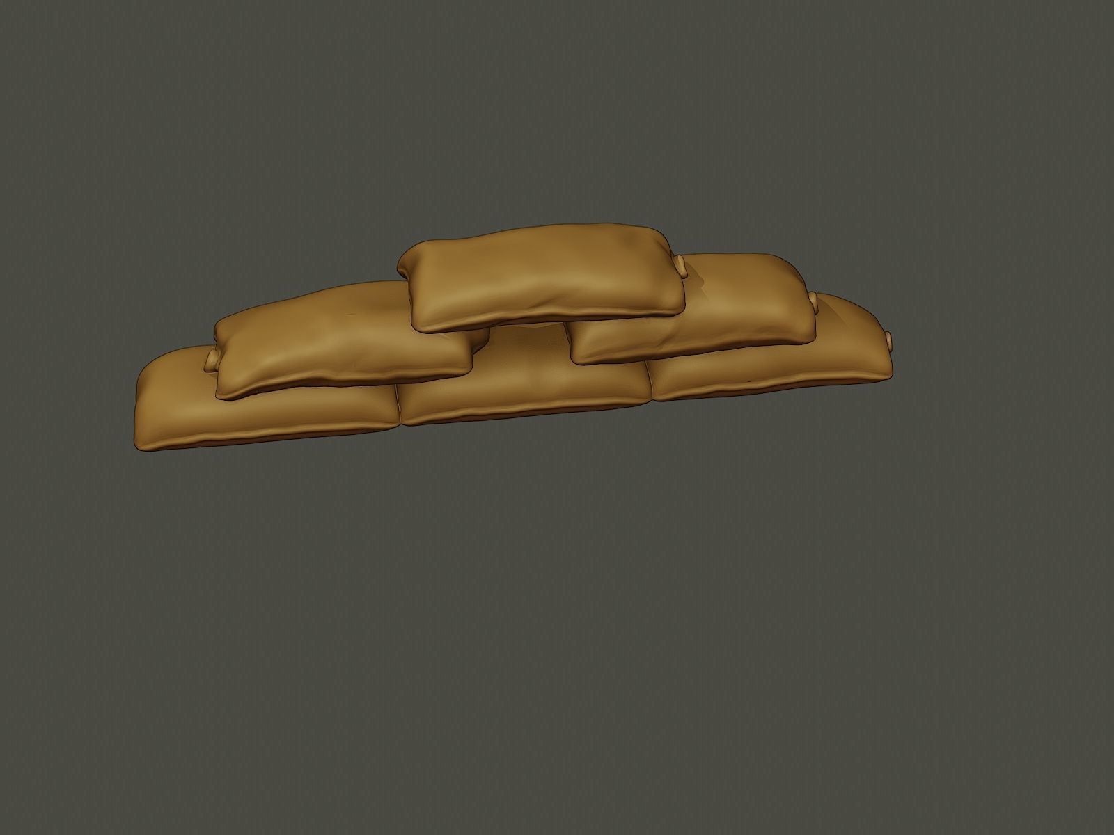 SandBags Pack1 3D Model Collection_6