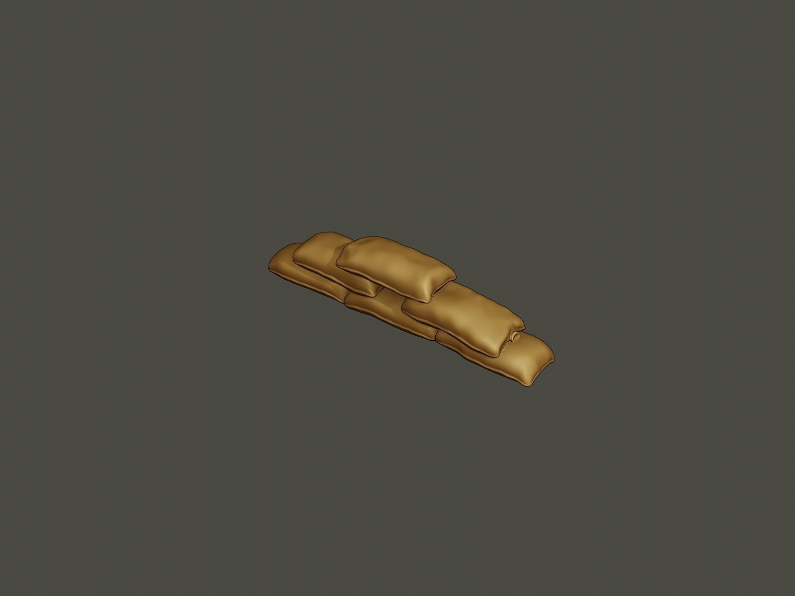 SandBags Pack1 3D Model Collection_2