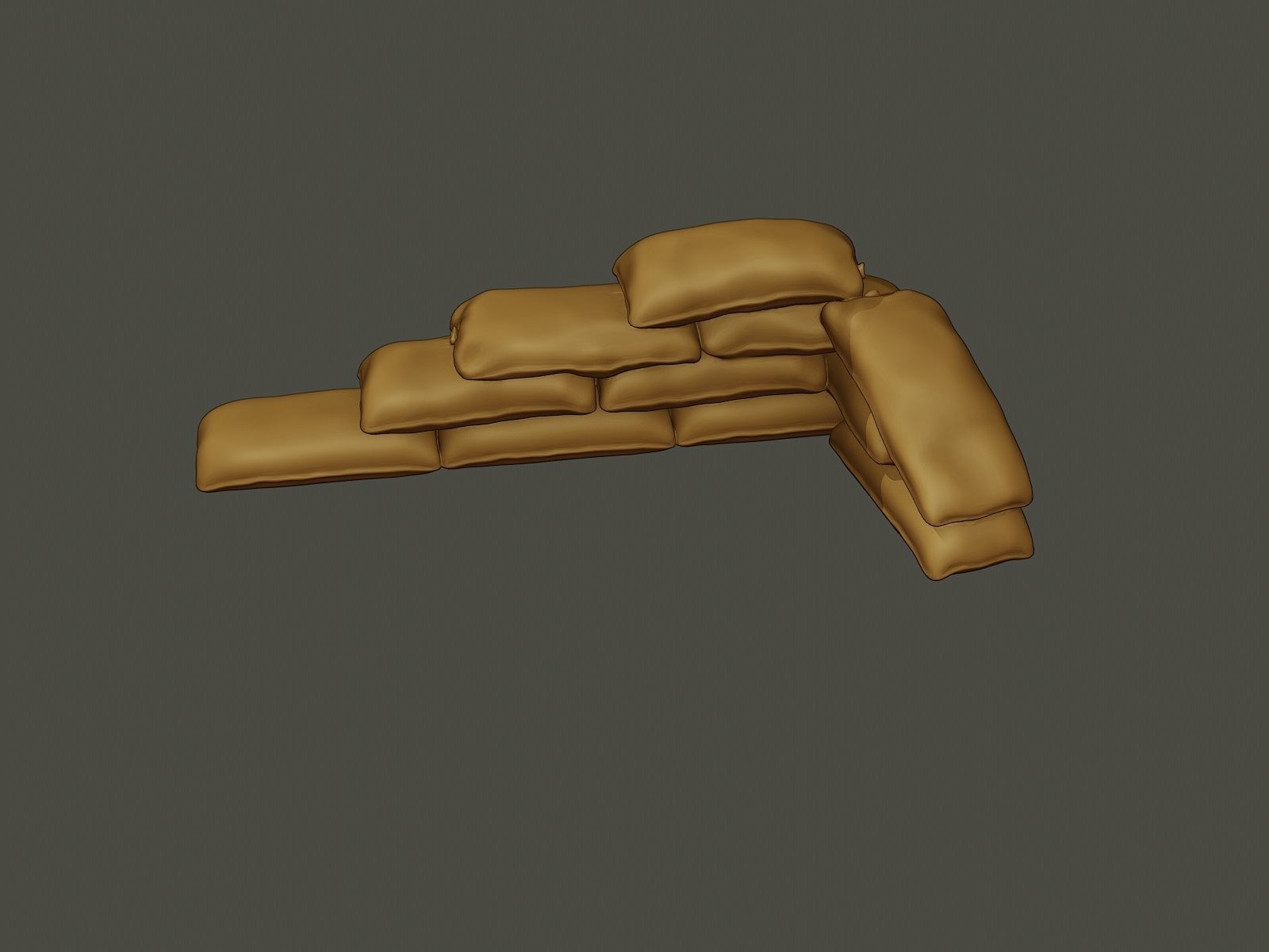 SandBags Pack1 3D Model Collection_17