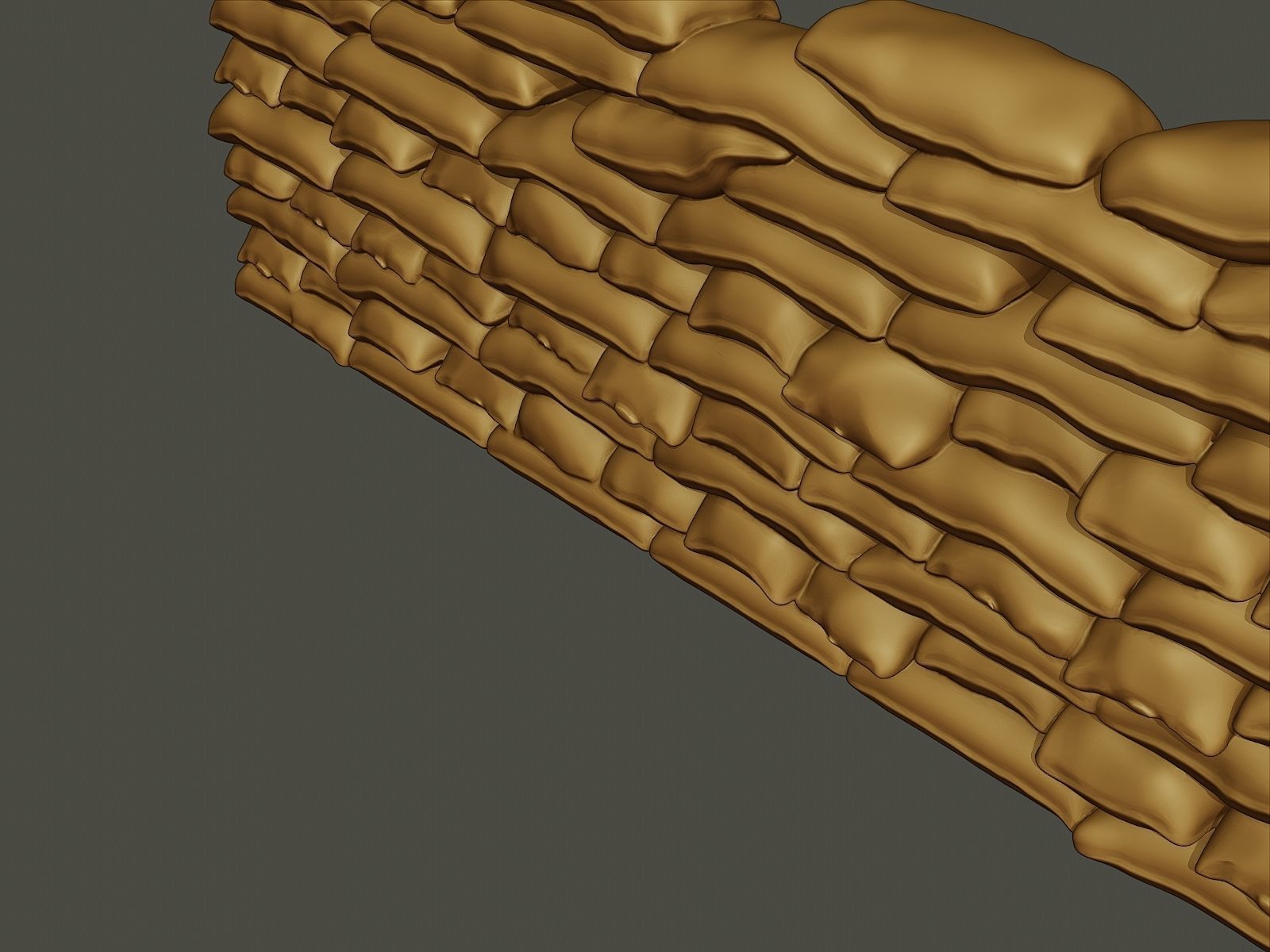 SandBags Pack1 3D Model Collection_36