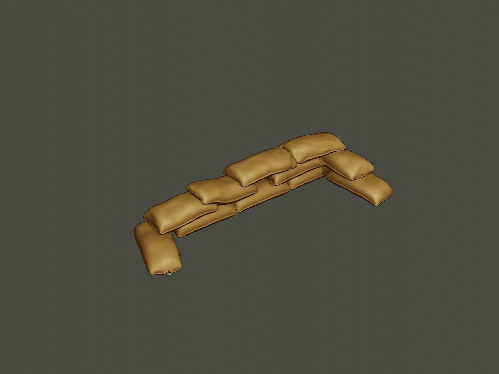 SandBags Pack1 3D Model Collection_9
