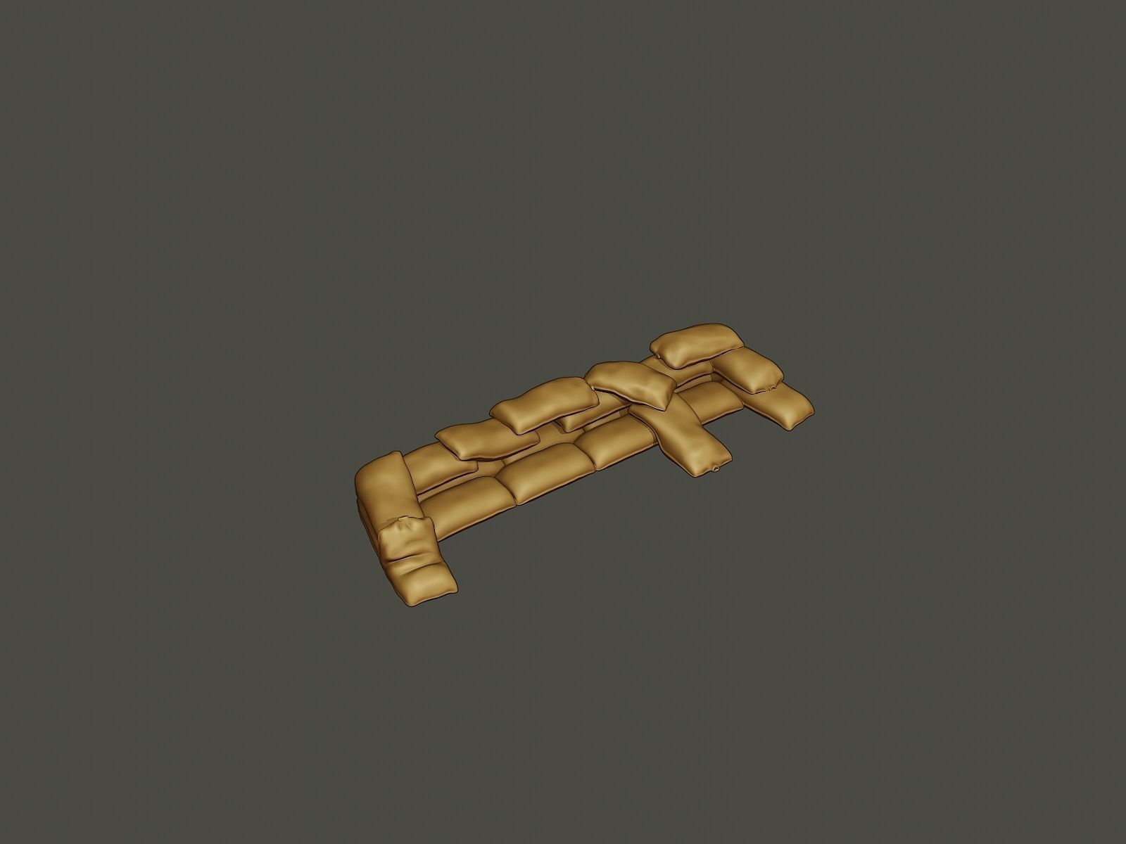 SandBags Pack1 3D Model Collection_20