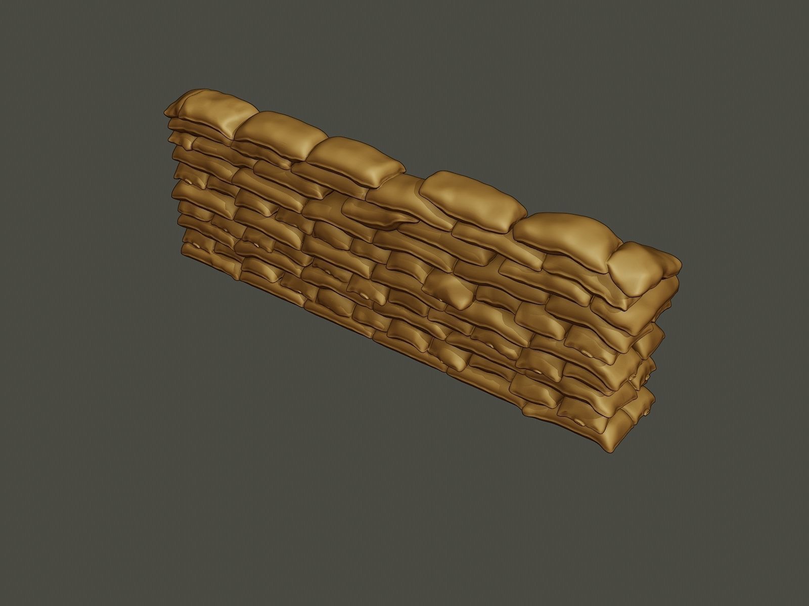 SandBags Pack1 3D Model Collection_30