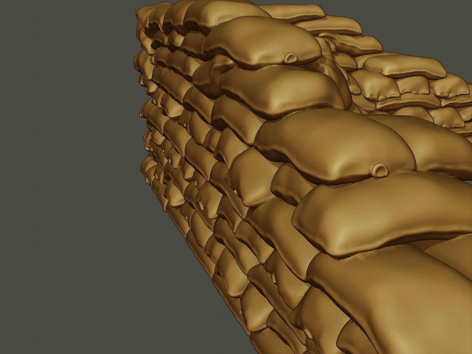 SandBags Pack1 3D Model Collection_40