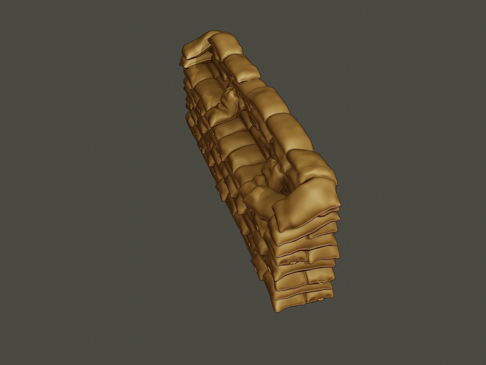 SandBags Pack1 3D Model Collection_31