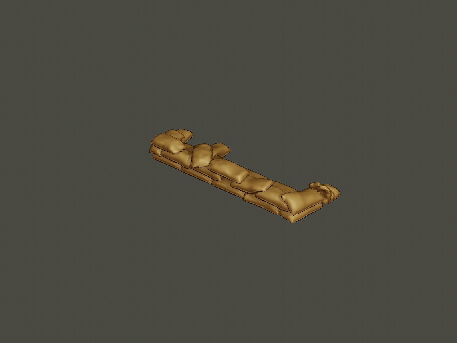 SandBags Pack1 3D Model Collection_15