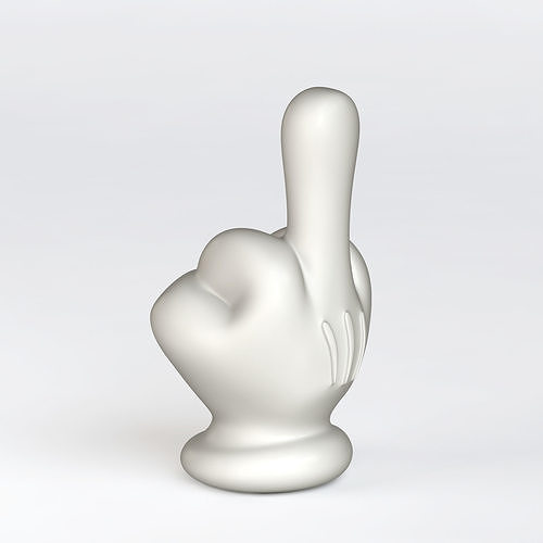 mickey hand 3D print model