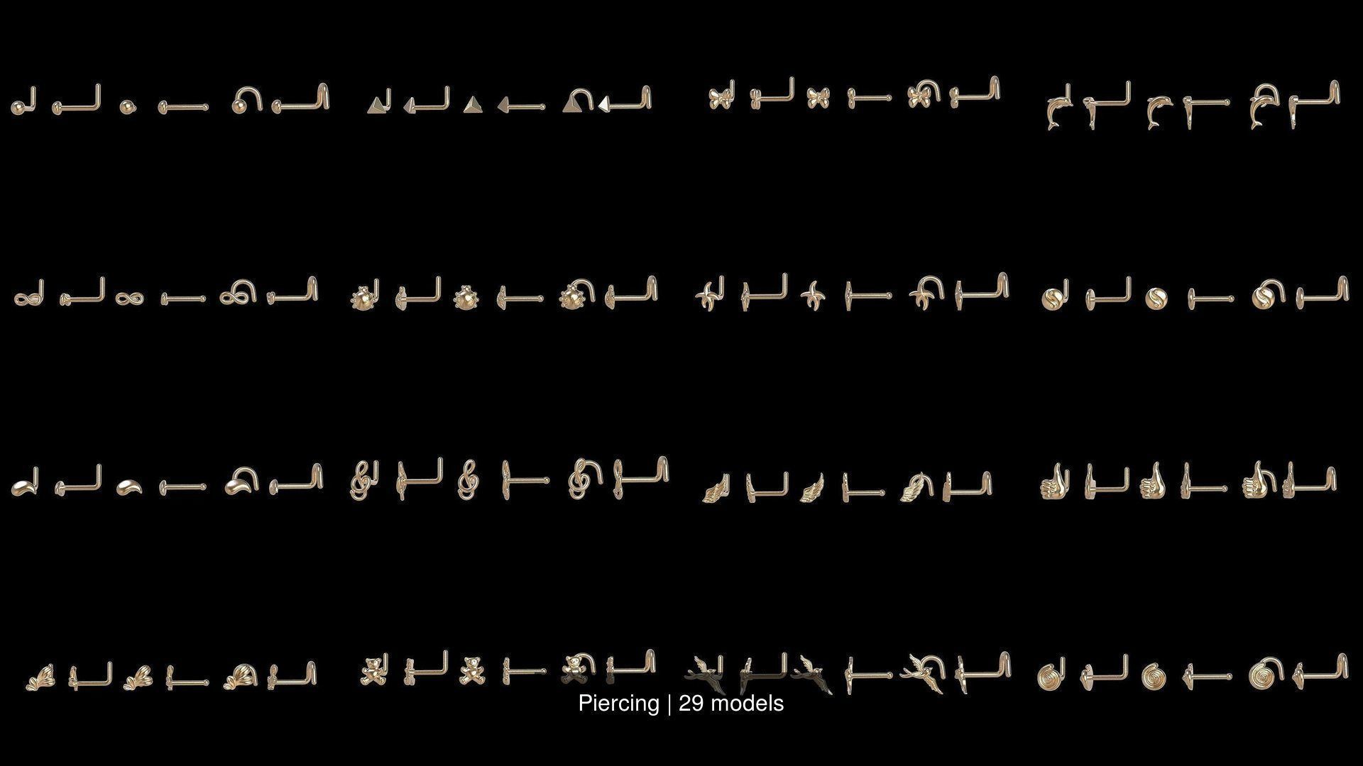 Piercing 3D Model Collection_1