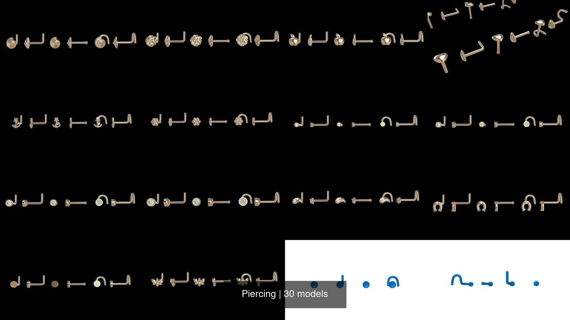 Piercing 3D Model Collection_3