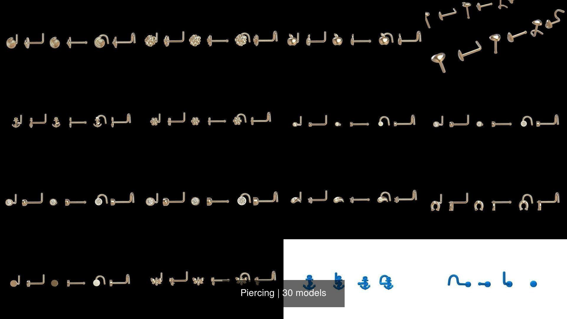 Piercing 3D Model Collection_6