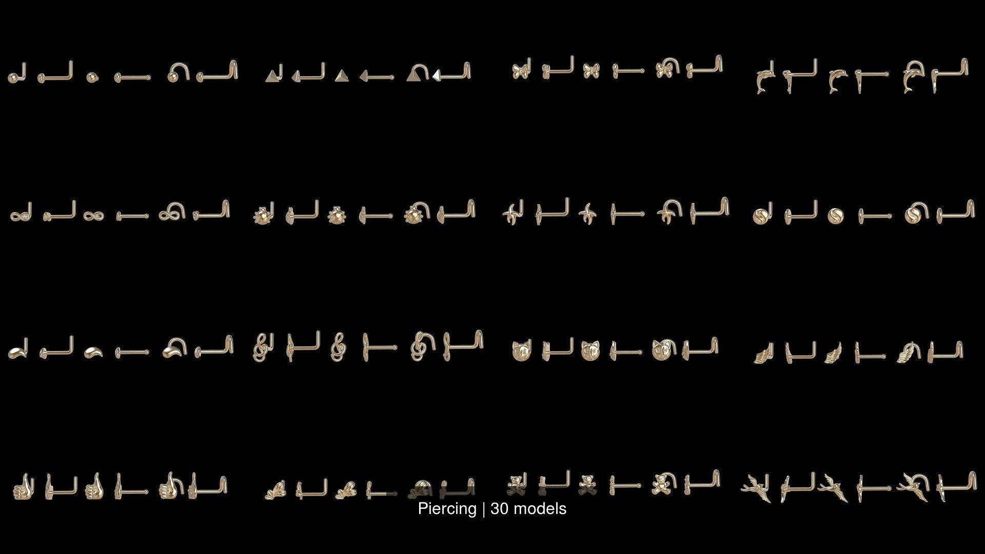 Piercing 3D Model Collection_2