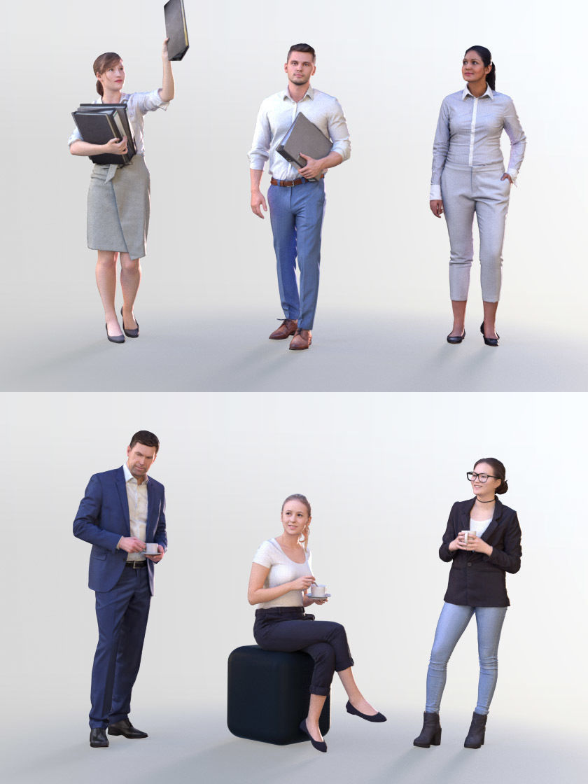 1008 Office Bundle 3D Model Collection_3