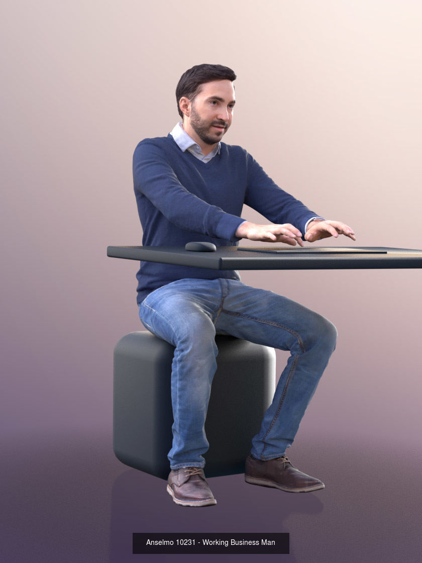 1008 Office Bundle 3D Model Collection_16