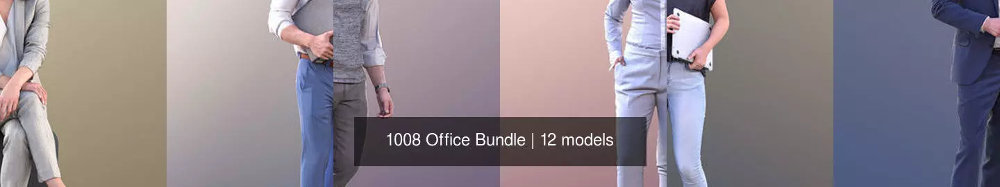 1008 Office Bundle 3D Model Collection_1