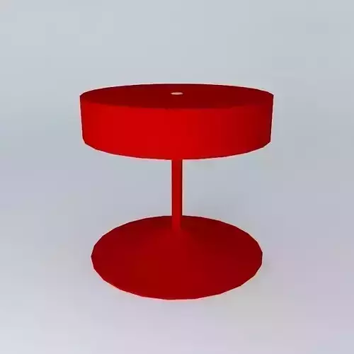 Red desktop lamp