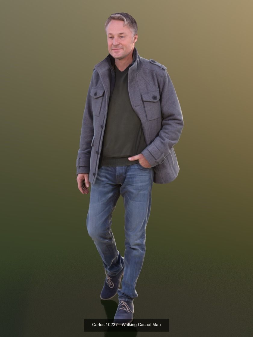 1003 Casual Bundle 01 3D Model Collection_15