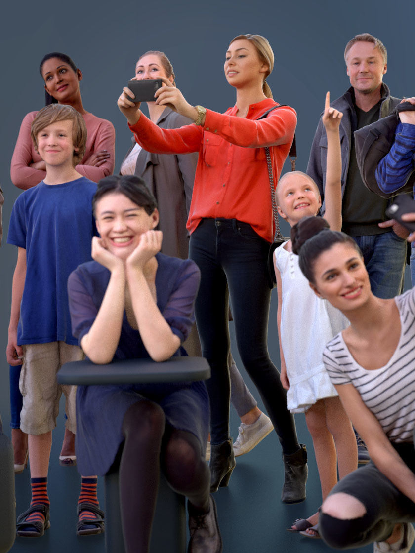 1003 Casual Bundle 01 3D Model Collection_2