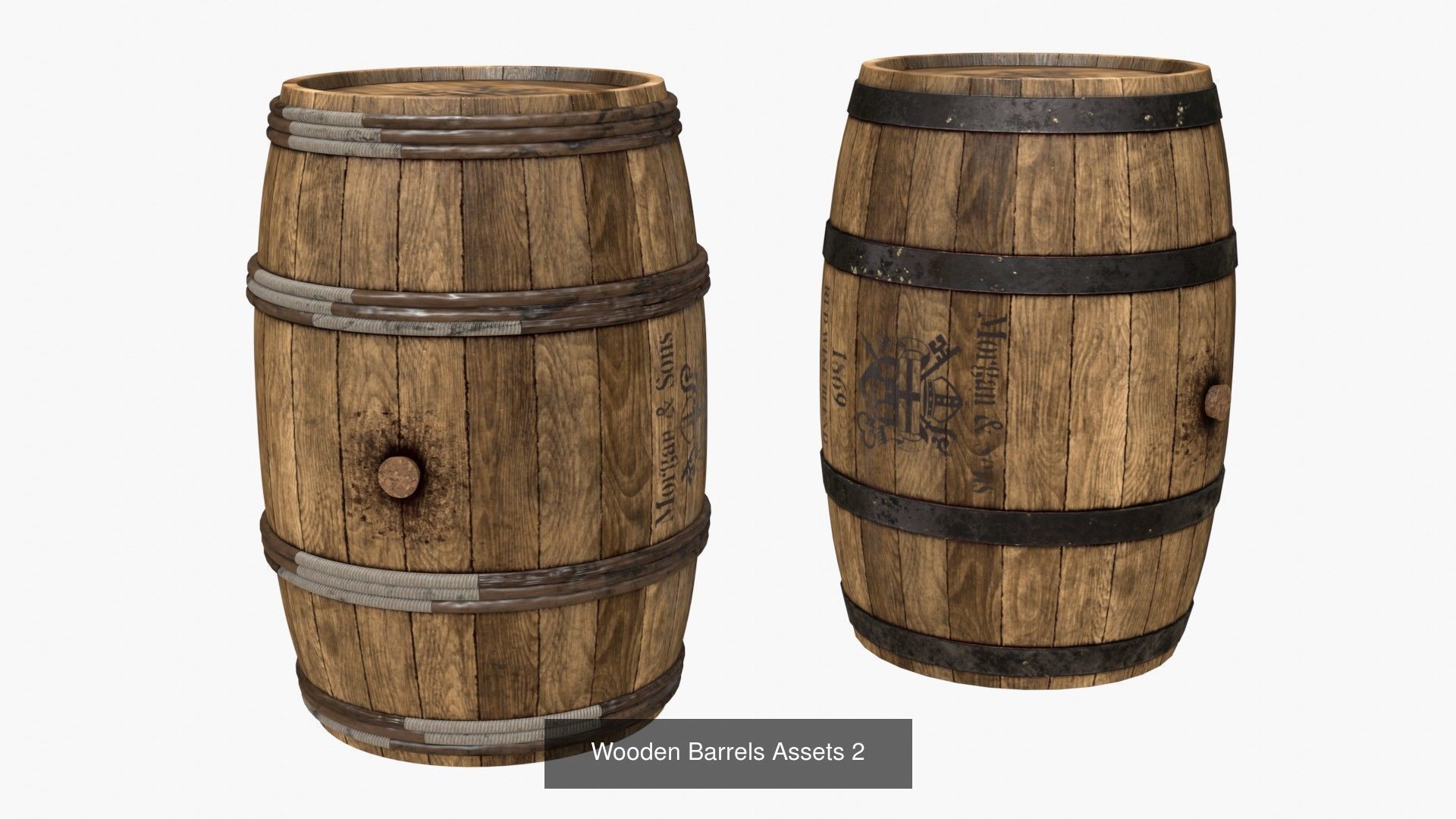 Wooden Storage Assets Collection 01 _4