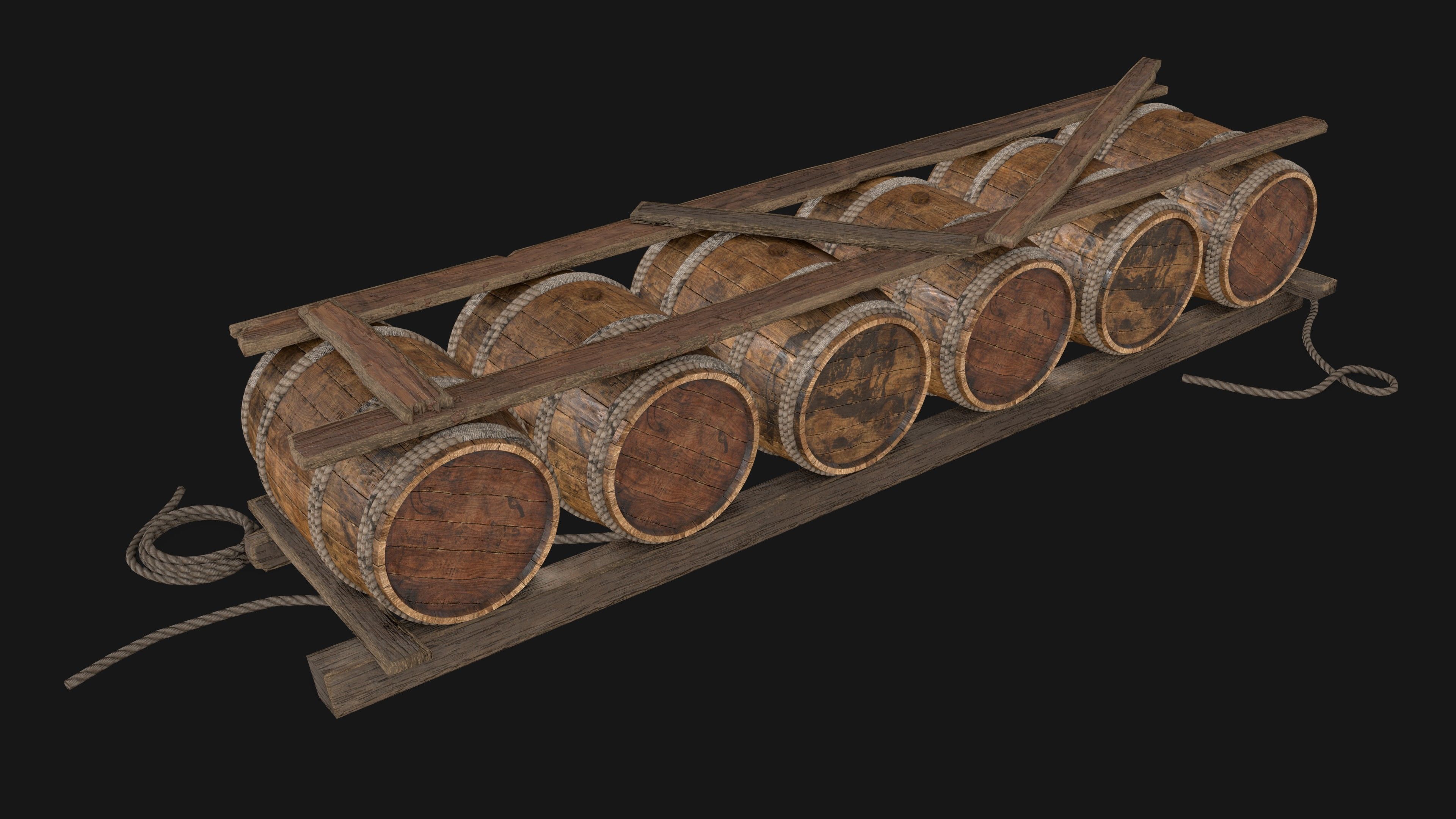 Wooden Storage Assets Collection 01 _17
