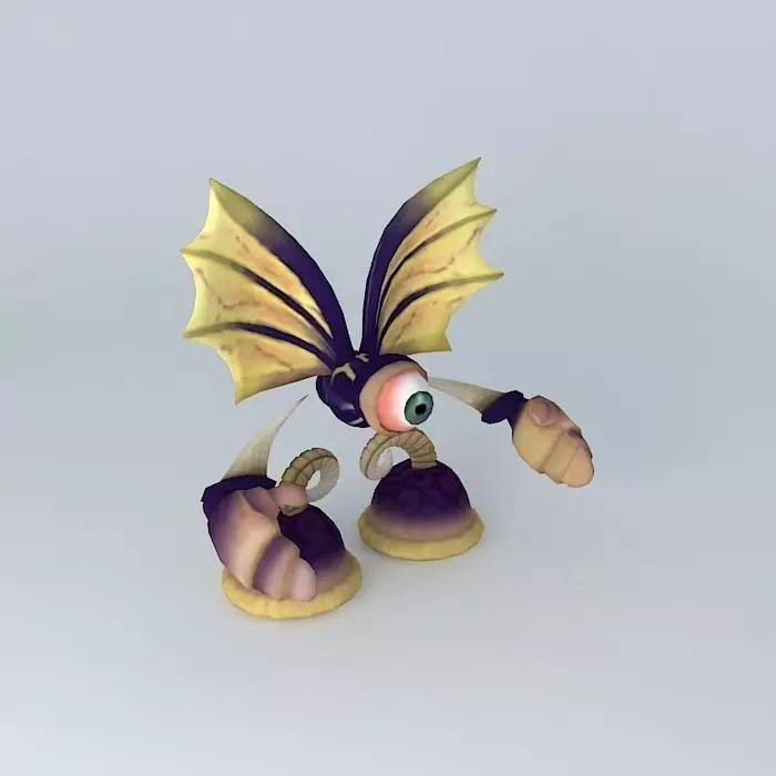 Grounoeil Flying creature Free 3D model