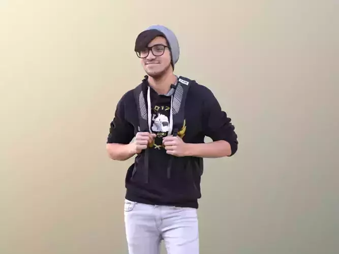 Clark 10747 - Standing Casual Guy Low-poly 3D model Clark 10747 - Standing Casual Guy Low-poly 3D model