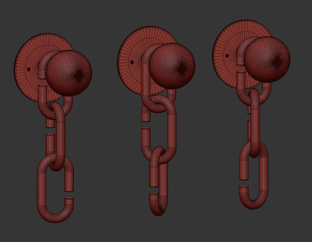 Trueing - Cerine Sconce 3 Color Variants 3D model_4