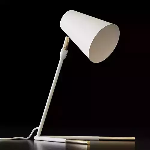 ANTHROPOLOGIE Gold Dipped Task Lamp