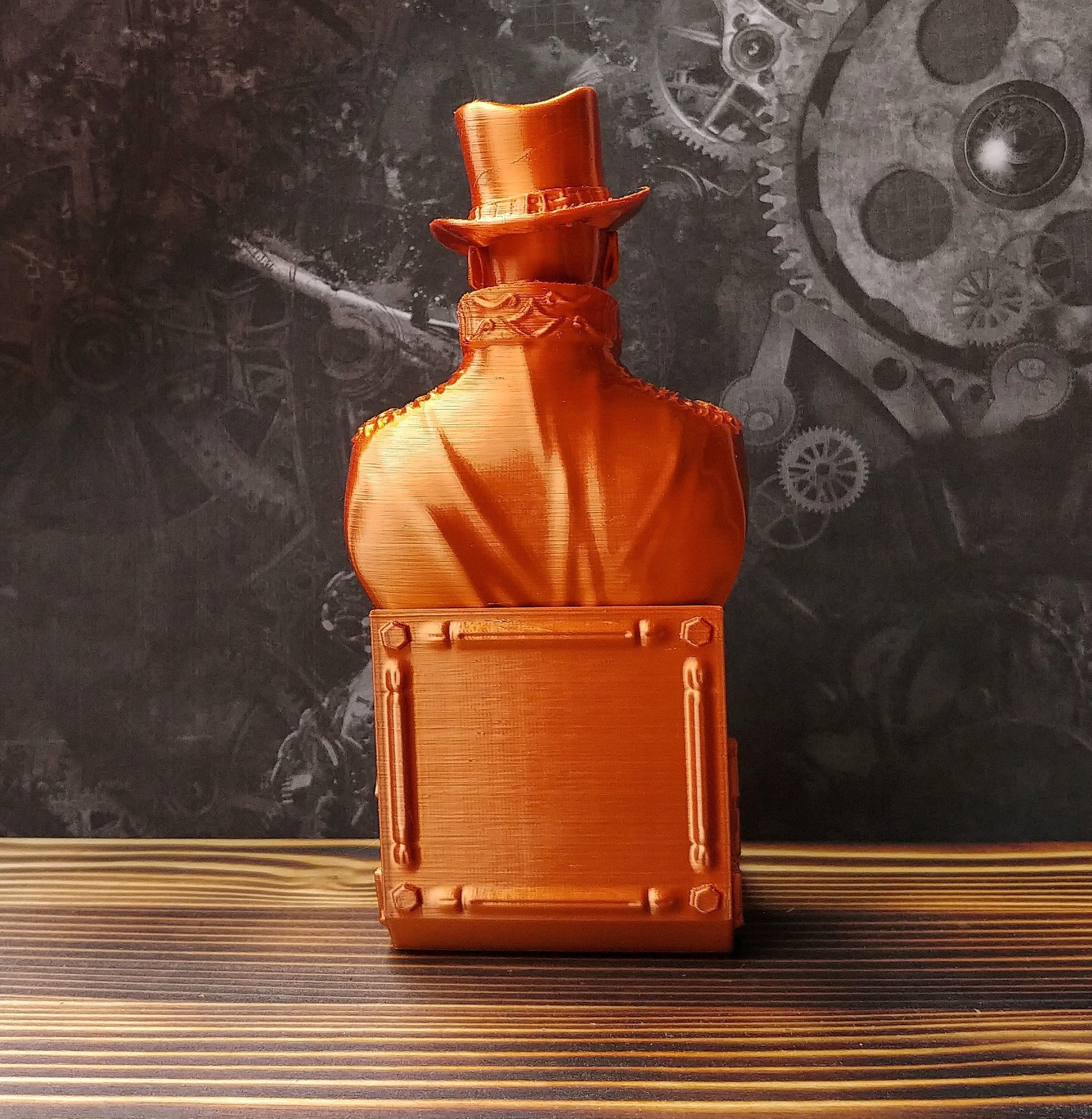 Steampunk Bust 3D print model_4